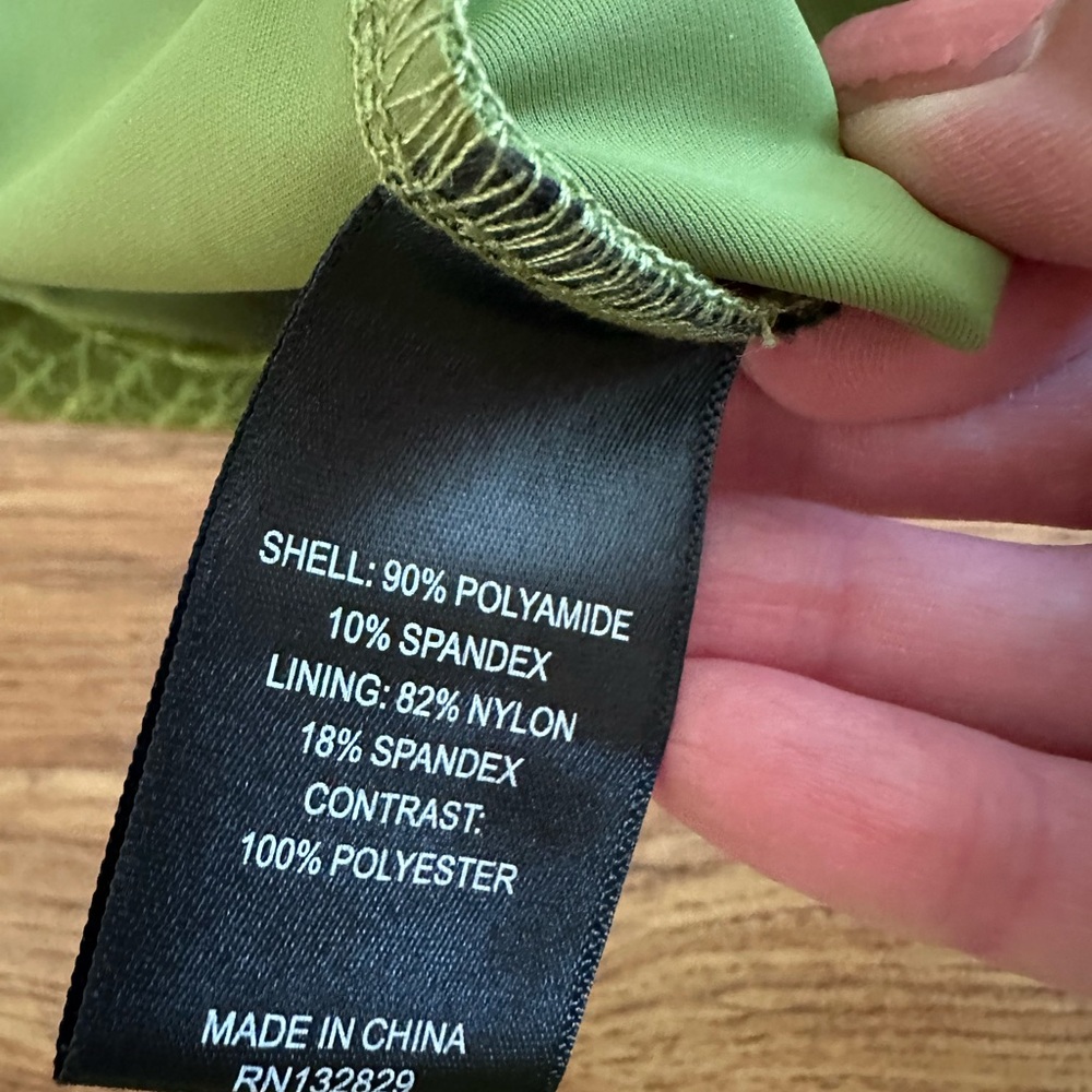 Michael Costello x REVOLVE Vivienne Mini Dress M Green Croc - Picture 10 of 16